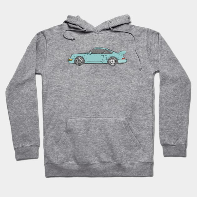 964 RS 3.8 Mint Green Hoodie by NeuLivery